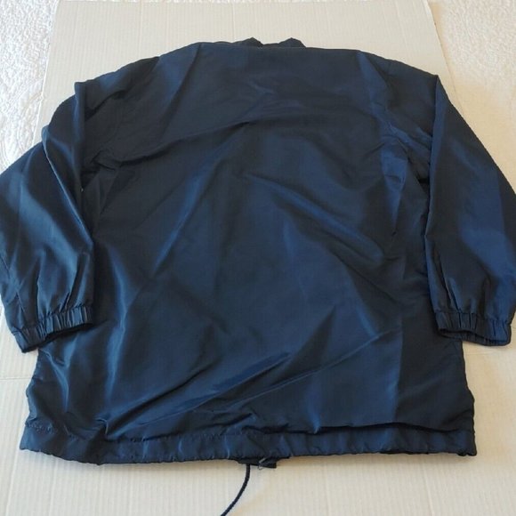 Anchor Hocking Employee Jacket VINTAGE Windbreaker Coat Rennoc USA Blue Small - Picture 10 of 10
